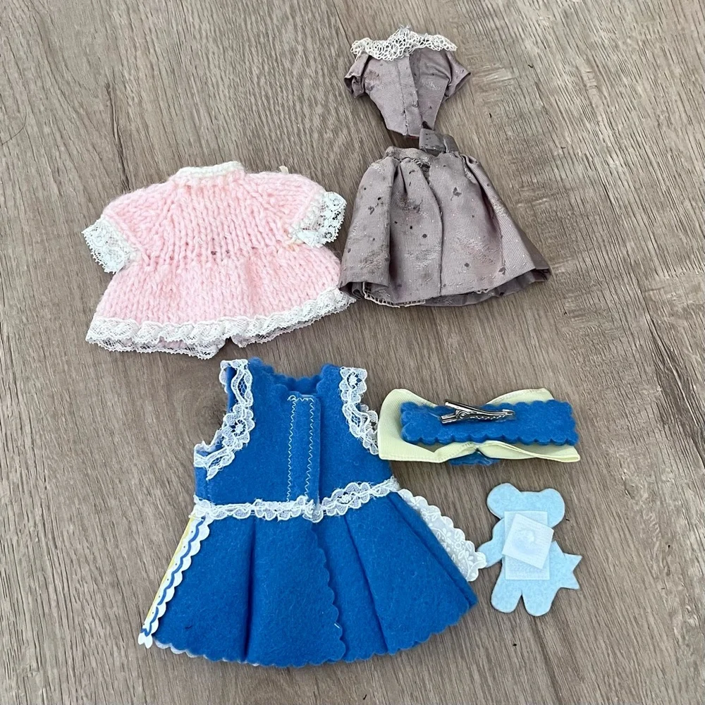 Vintage Doll Clothing Pack- Top Dress Skirt‎ Accessoires | 6 PCs
